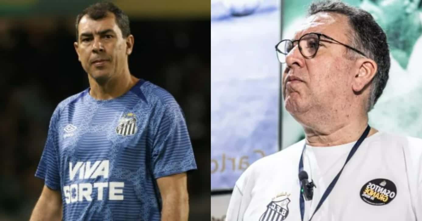 Vingança contra o Santos: Rival de SP arma contrato com Carille (Foto: Reprodução/Montagem TV Foco)