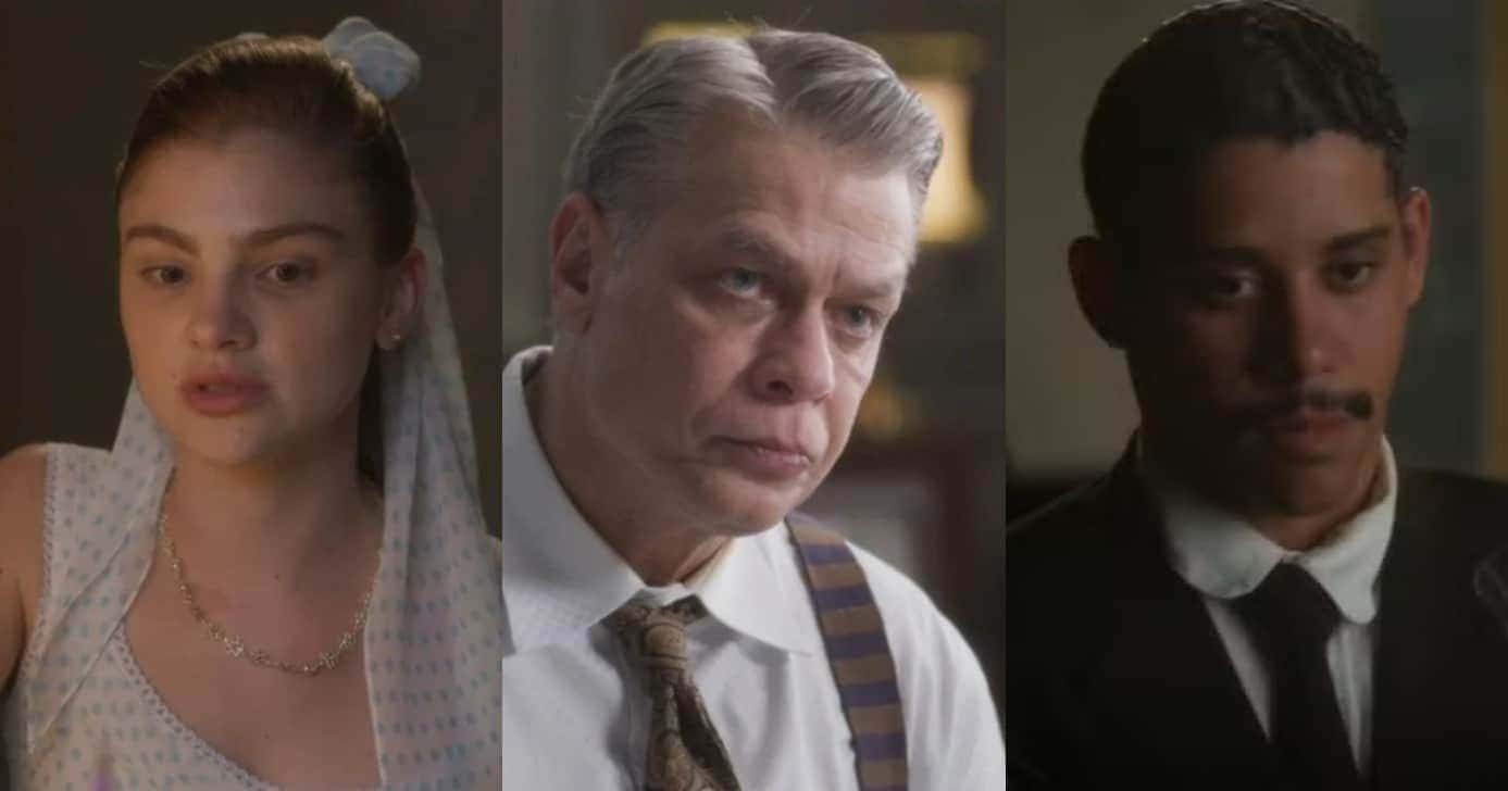 Abuso de Celeste e Juliano traído por Basílio: Garota do Momento (Foto: Reprodução/Montagem TV Foco)
