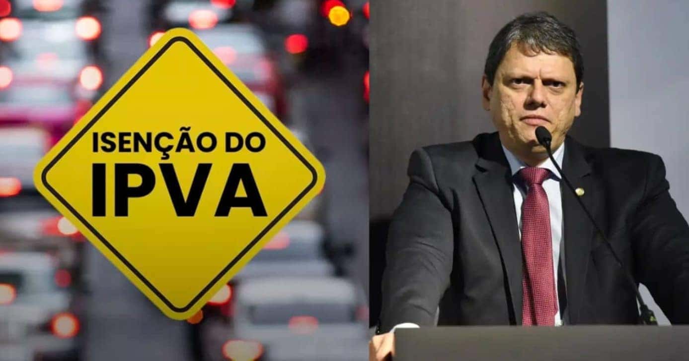 IPVA SP - Tarcísio de Freitas - Foto: Internet