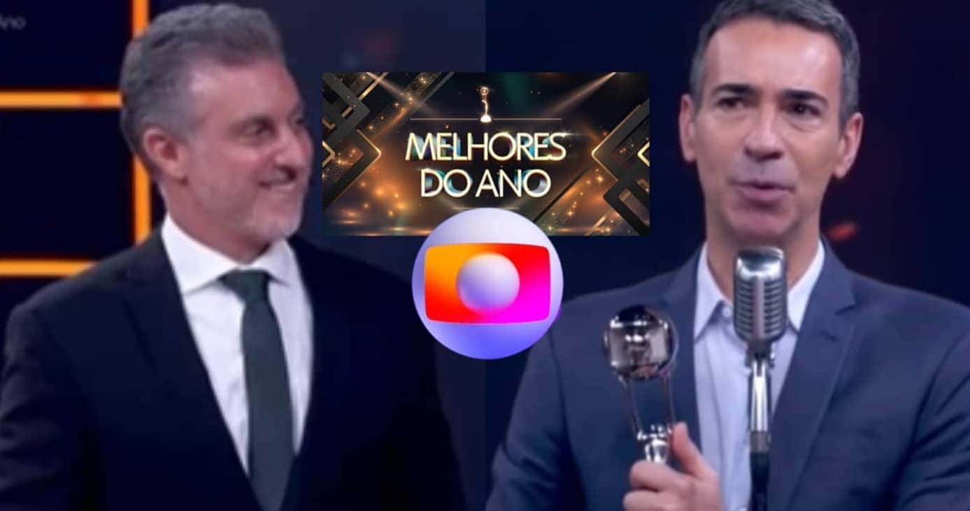 O forte detalhe no discurso de Cesar Tralli que emocionou a muitos no Melhores do Ano (Fotos: Reprodução/ Globo/ Montagem)