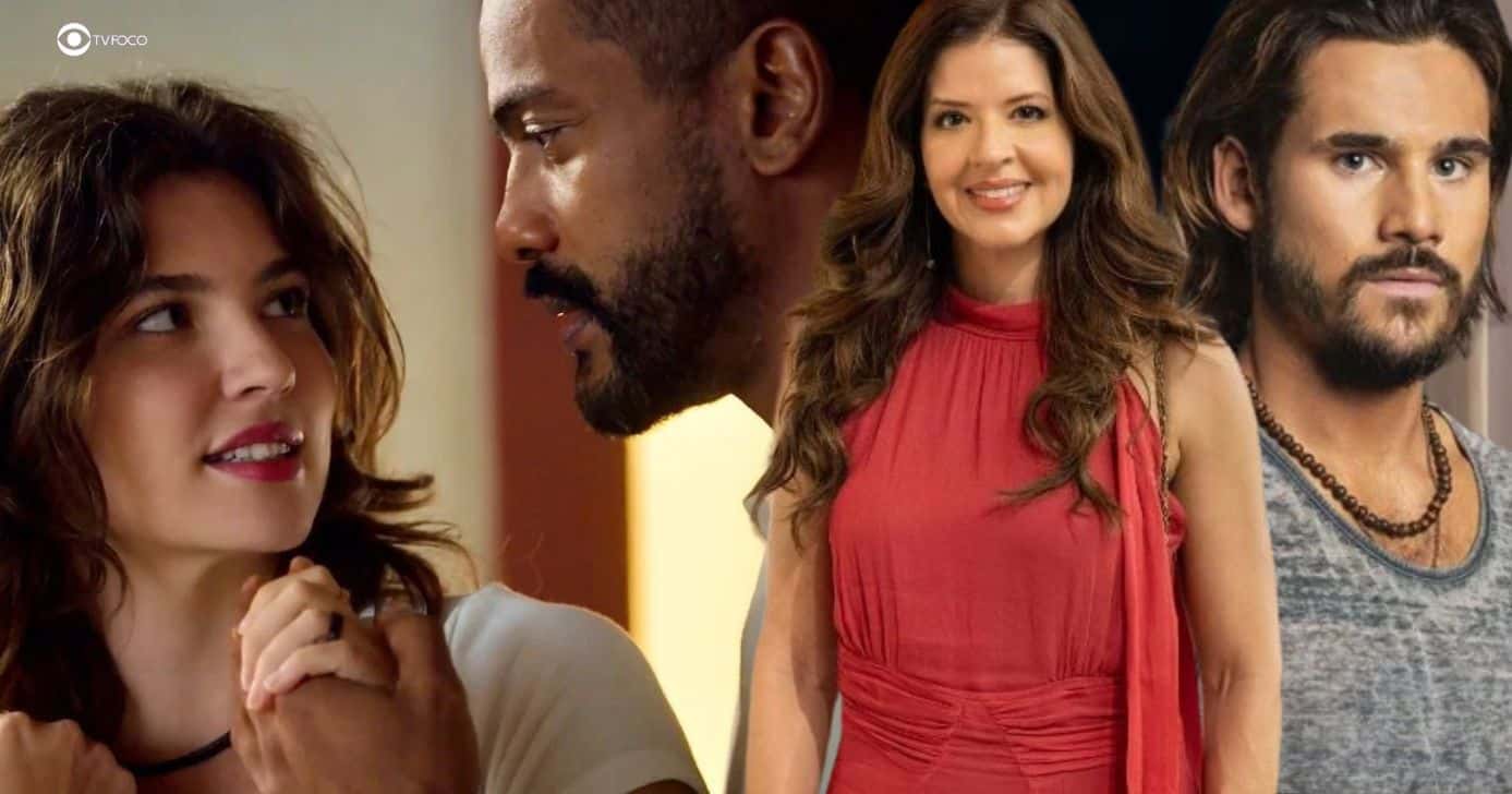Michele, Daniel, Fátima e Rudá em Mania de Você (Foto: Reprodução / Globo / Montagem TV Foco)