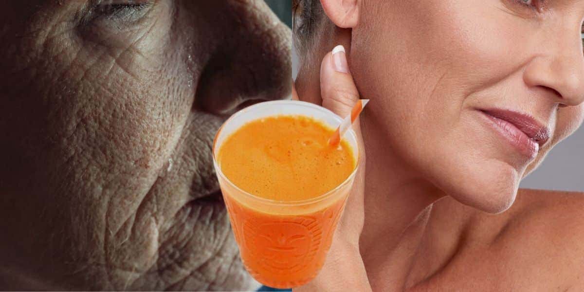Dê adeus as rugas com esse suco de 6 ingredientes naturais (Reprodução: Montagem TV Foco)