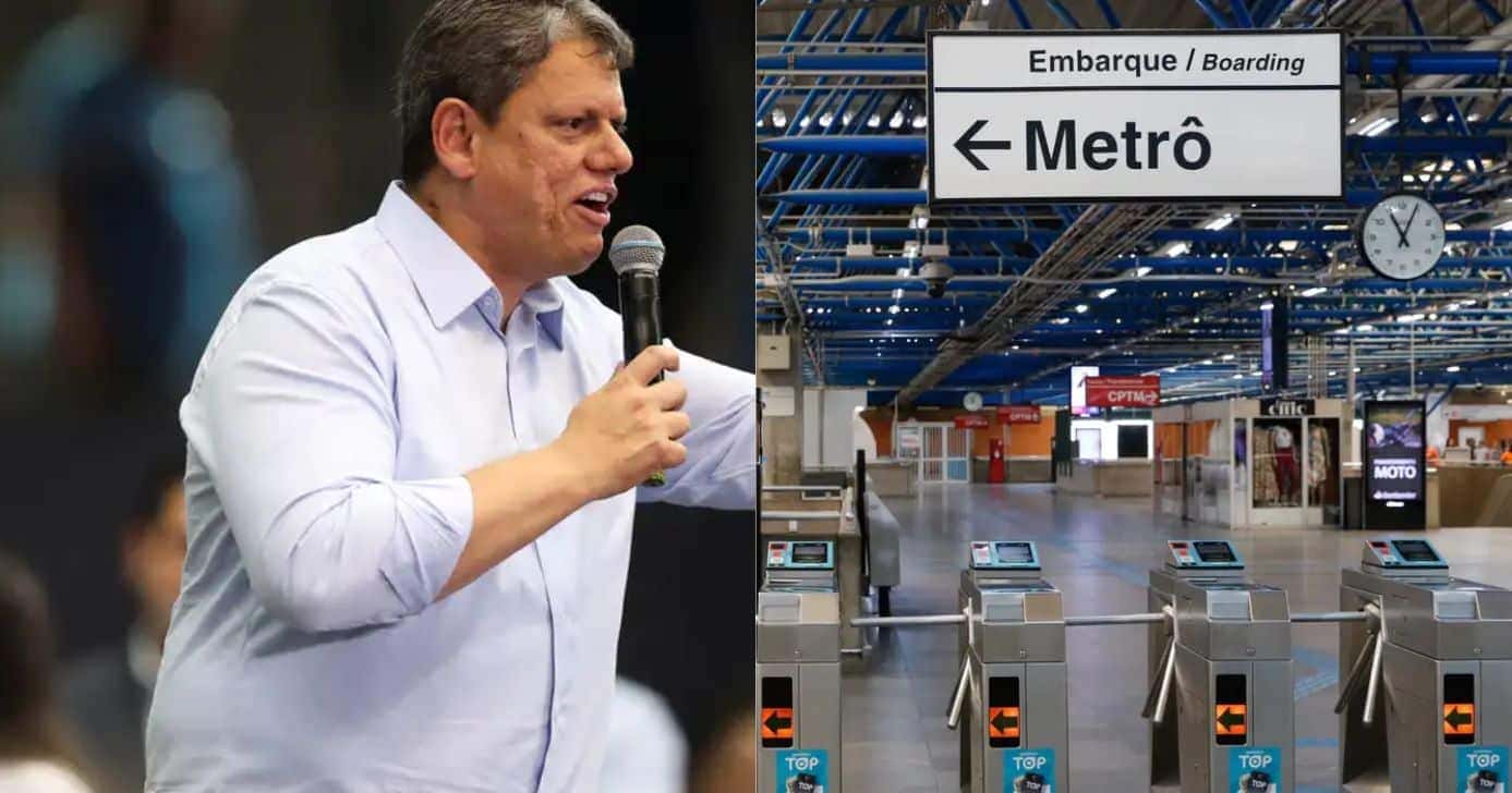 Tarcísio de Freitas confirmou mudanças no Metrô (Foto: Agência Brasil)