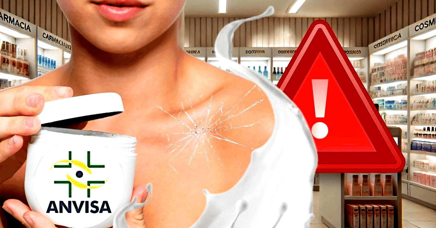 ANVISA confirma retirada de creme antienvelhecimento (Foto Reprodução/Montagem/Tv Foco/Canva/ANVISA)