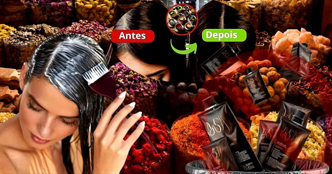 Tinta natural com dois temperos populares acabam com o fios brancos e grisalhos sem química (Foto Reprodução/Montagem/Lennita/Tv Foco/Canva/Freepik)
