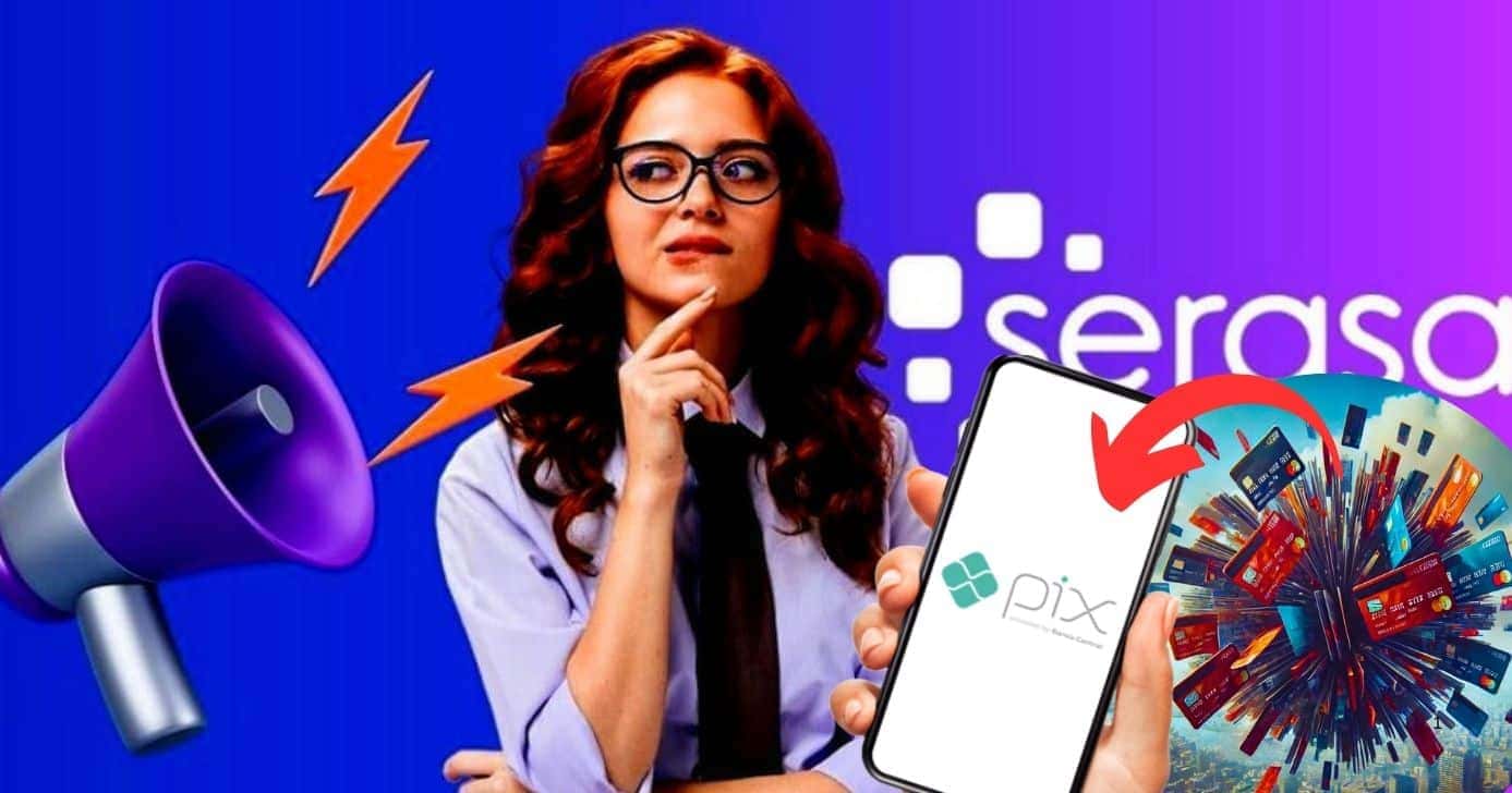 Serasa emite alerta para quem costuma fazer pagamentos via PIX (Foto Reprodução/Montagem/Lennita/Tv Foco/Canva/Serasa)