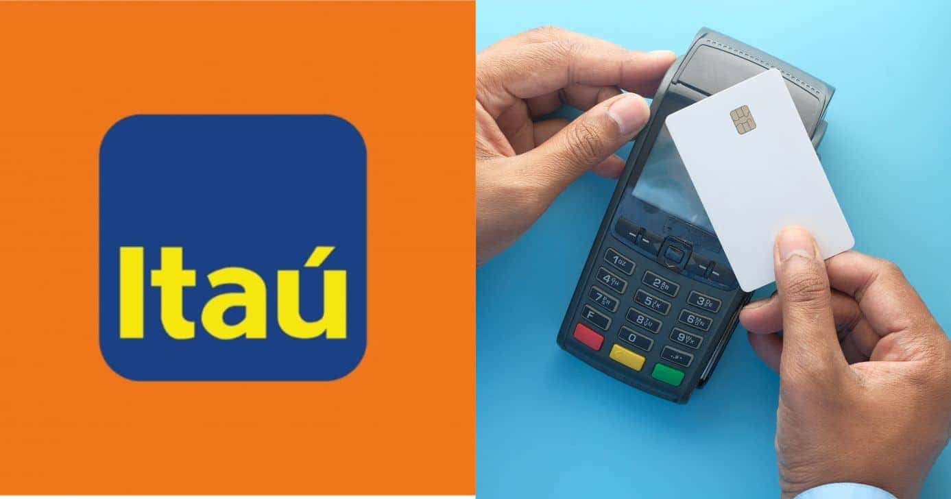 Itaú e cartão de crédito (Fotos: Reproduções / Internet / Canva)