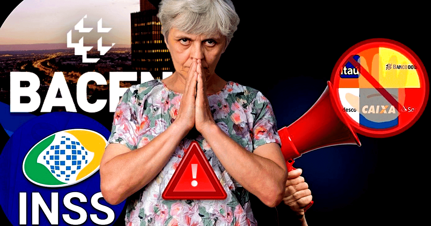 Banco Central anuncia o que aposentados do INSS não podem fazer nos bancos (Foto Reprodução/Montagem/Tv Foco/Canva/Freepik/INSS)