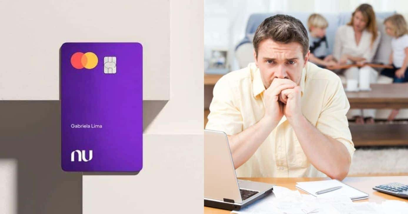 Nubank libera cartão de crédito em 3 passos para negativados (Reprodução/Montagem TV Foco/Canva)