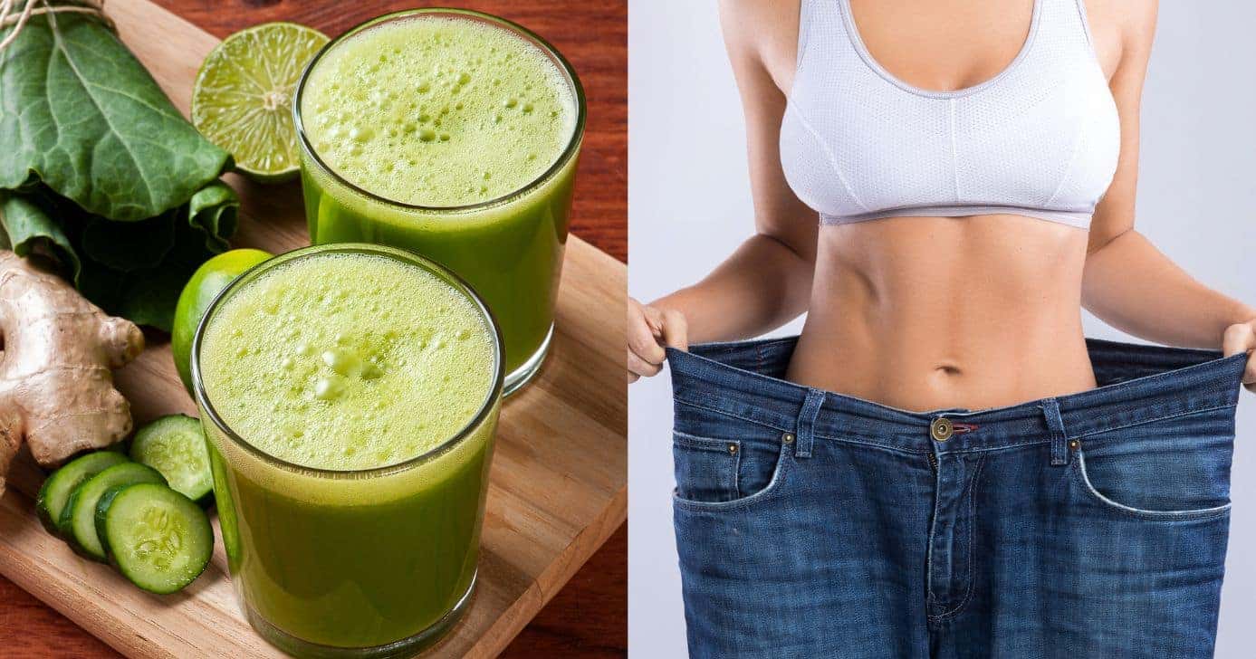 Suco detox com 5 ingredientes derrete gordura e desincha barriga (Reprodução/Montagem TV Foco/Canva)