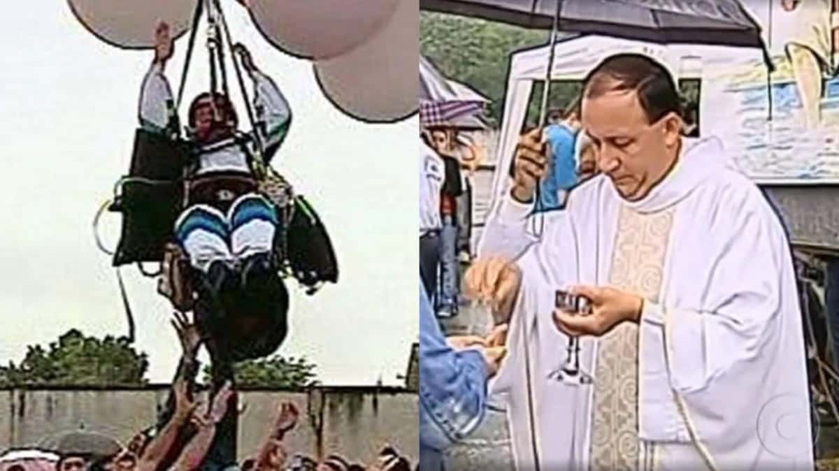 Suposto espírito entrega desfecho final em alto mar após queda (Fotos: Reprodução/ YouTube/ Montagem TV Foco)