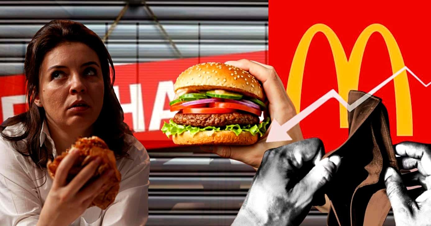 Rede de fast-food vive terror de falência em país (Foto Reprodução/Montagem/Lennita/Tv Foco/Canva/McDonald's)