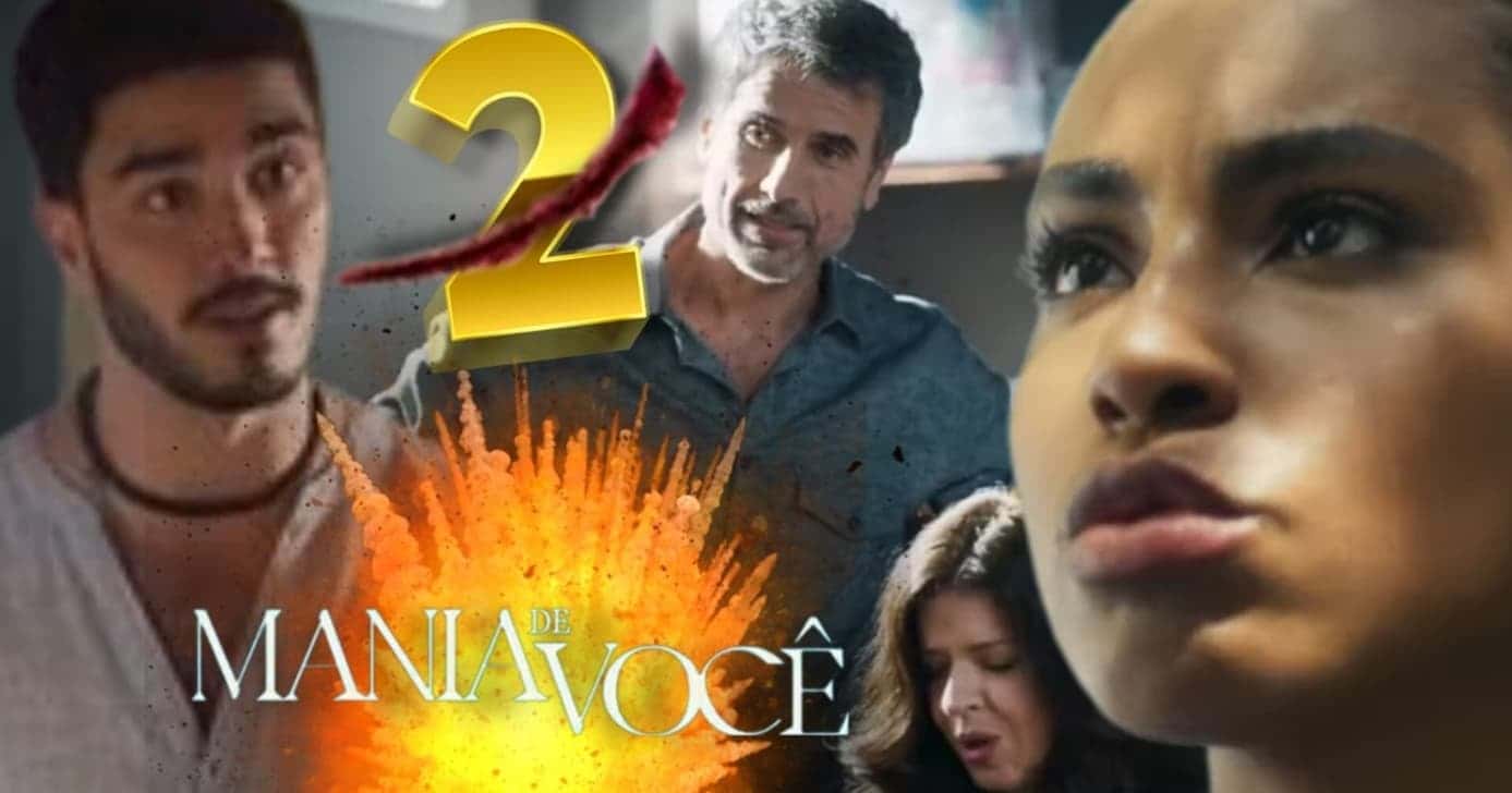 De fim de Robson a facada de Rhodes em Viola: 2 protagonistas são detonados com bombas em Mania de Você (Foto: Reprodução / Globo / Montagem TV Foco)