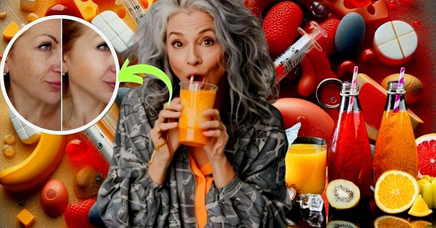 Suco detox traz o melhor colágeno e suga todo açúcar no sangue (Foto Reprodução/Montagem/Lennita/Tv Foco/Canva)
