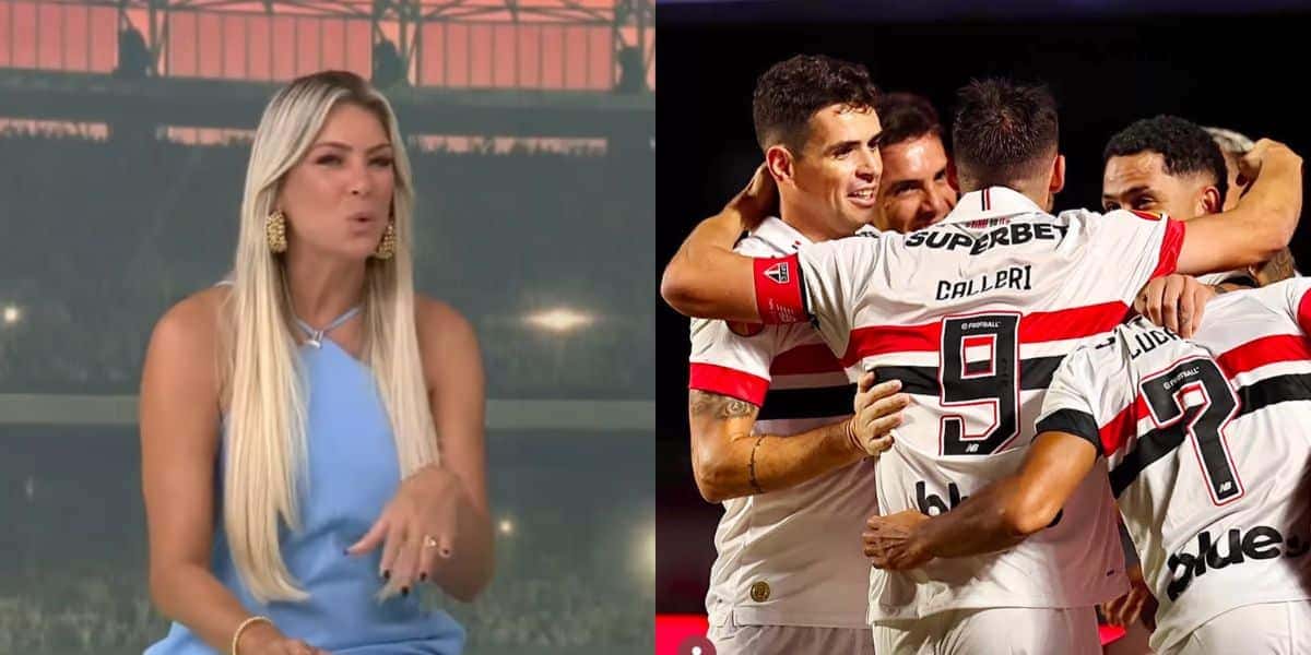 Renata Fan sobre saída de craques do São Paulo (Reprodução: Band / Rubens Chiri)