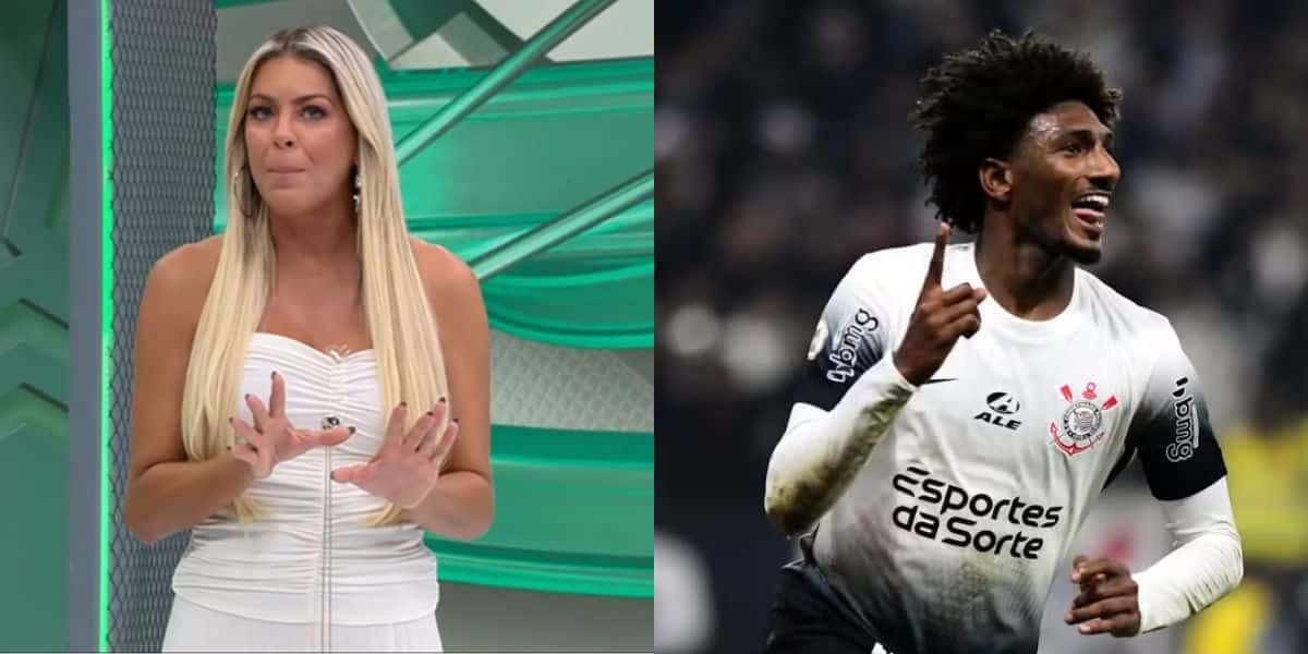 Renata Fan cravou sobre adeus de Talles Magno no Corinthians (Reprodução: Band / Marcos Ribolli)