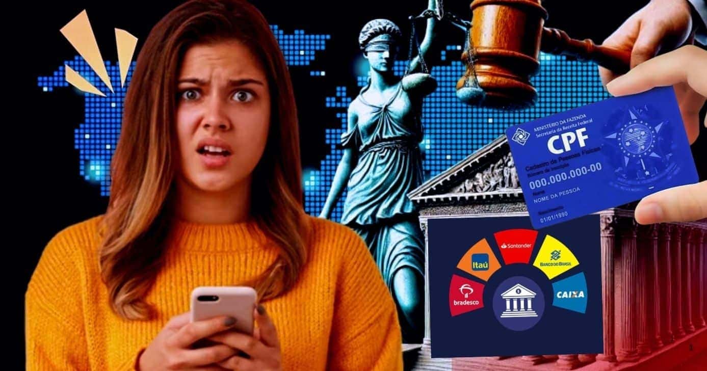 Nova lei envolvendo o CPF assusta brasileiros com 3 mudanças, envolvendo possibilidade de ter os pagamentos bloqueados em todos os bancos (Foto Reprodução/Montagem/Canva/Tv Foco/Lennita/Internet)