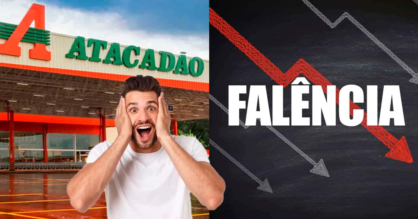 Falência de rede de supermercados - Atacadão (Foto: Reprodução)
