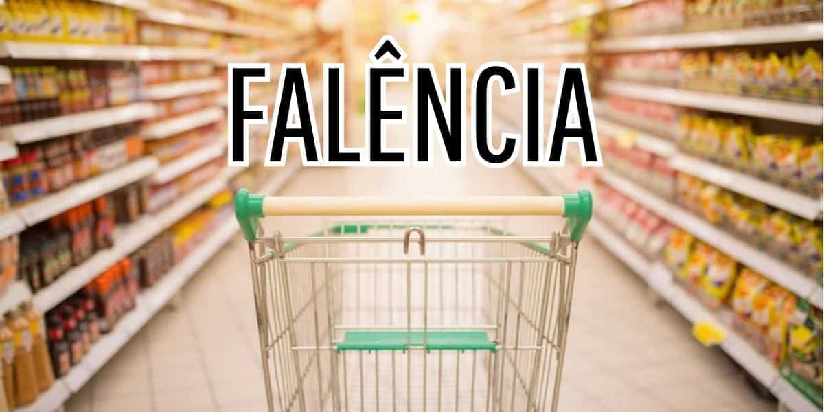 Falência de rede de supermercados (Foto: Internet)