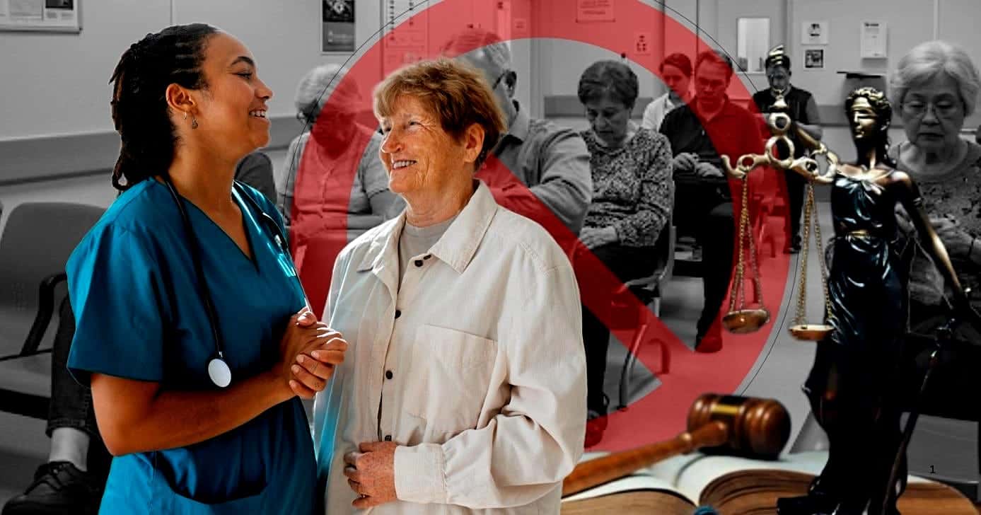 Lei coloca fim nas filas dos hospitais aos idosos 60+ (Foto Reprodução/Montagem/Lennita/Tv Foco/Canva)