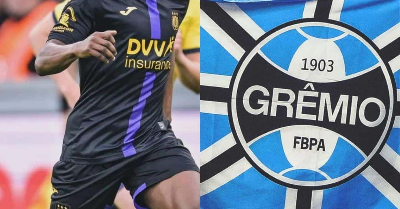 Francis Amuzu e Grêmio (Reprodução - Internet)