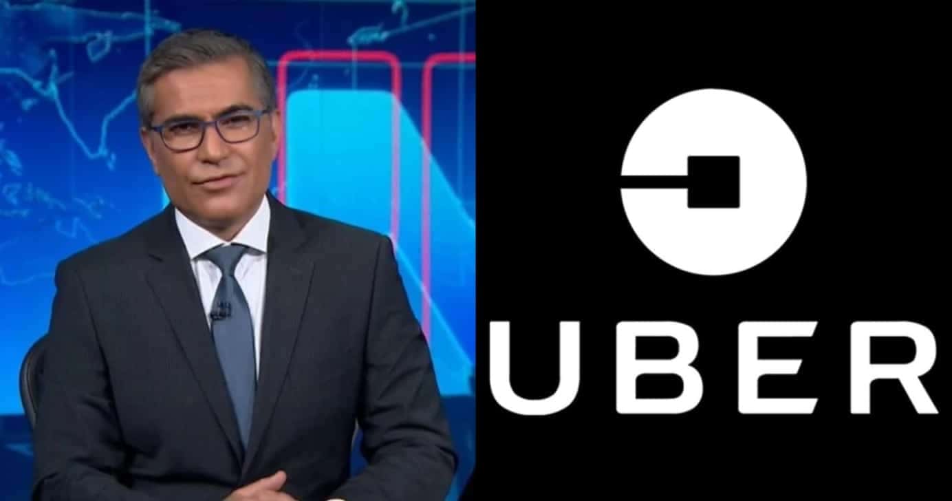 Substituto de Bonner paralisa JN com fim de serviço crucial de app tão popular quanto a Uber - Foto: Montagem