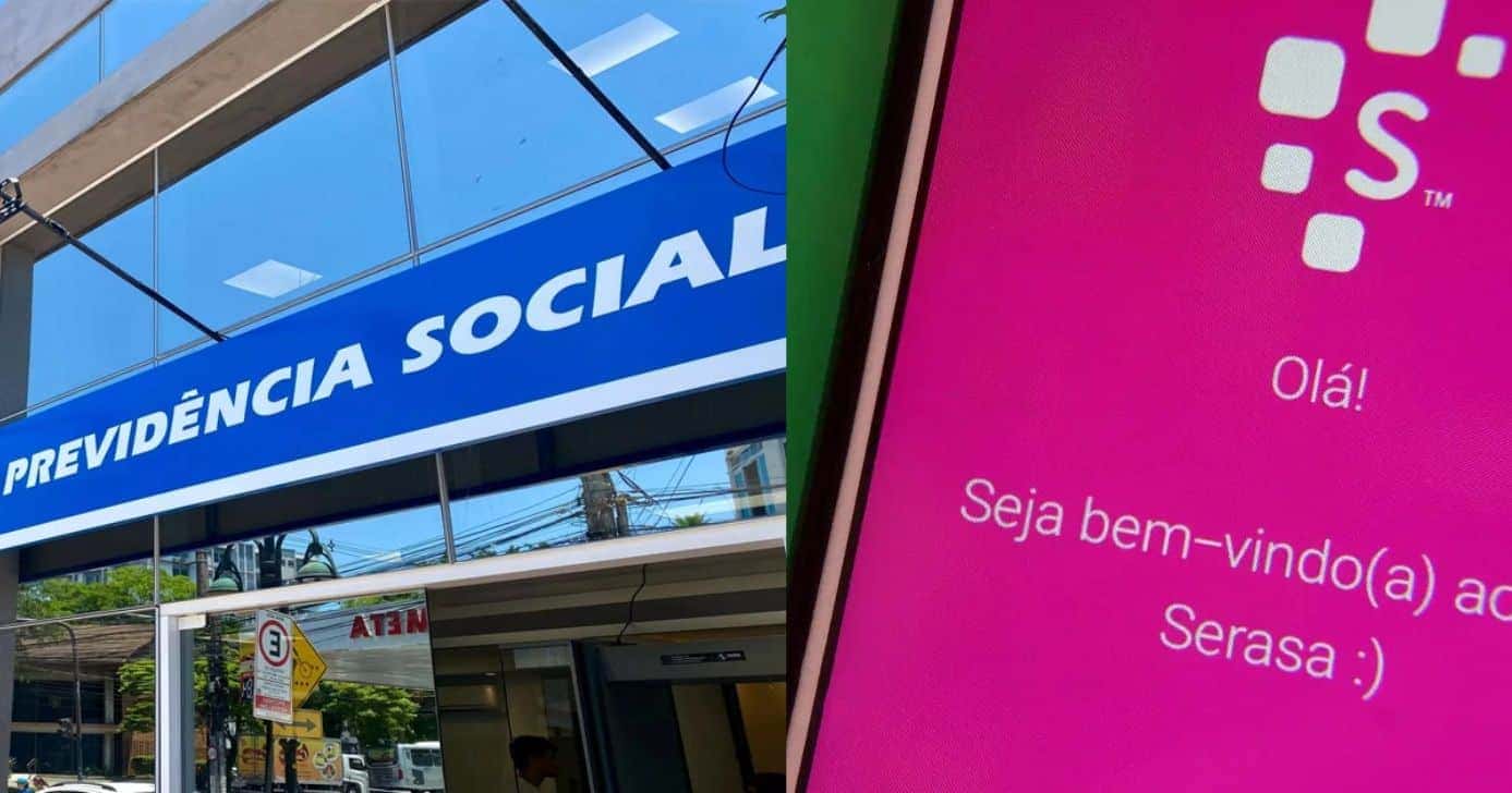 INSS / Serasa - Montagem: TVFOCO