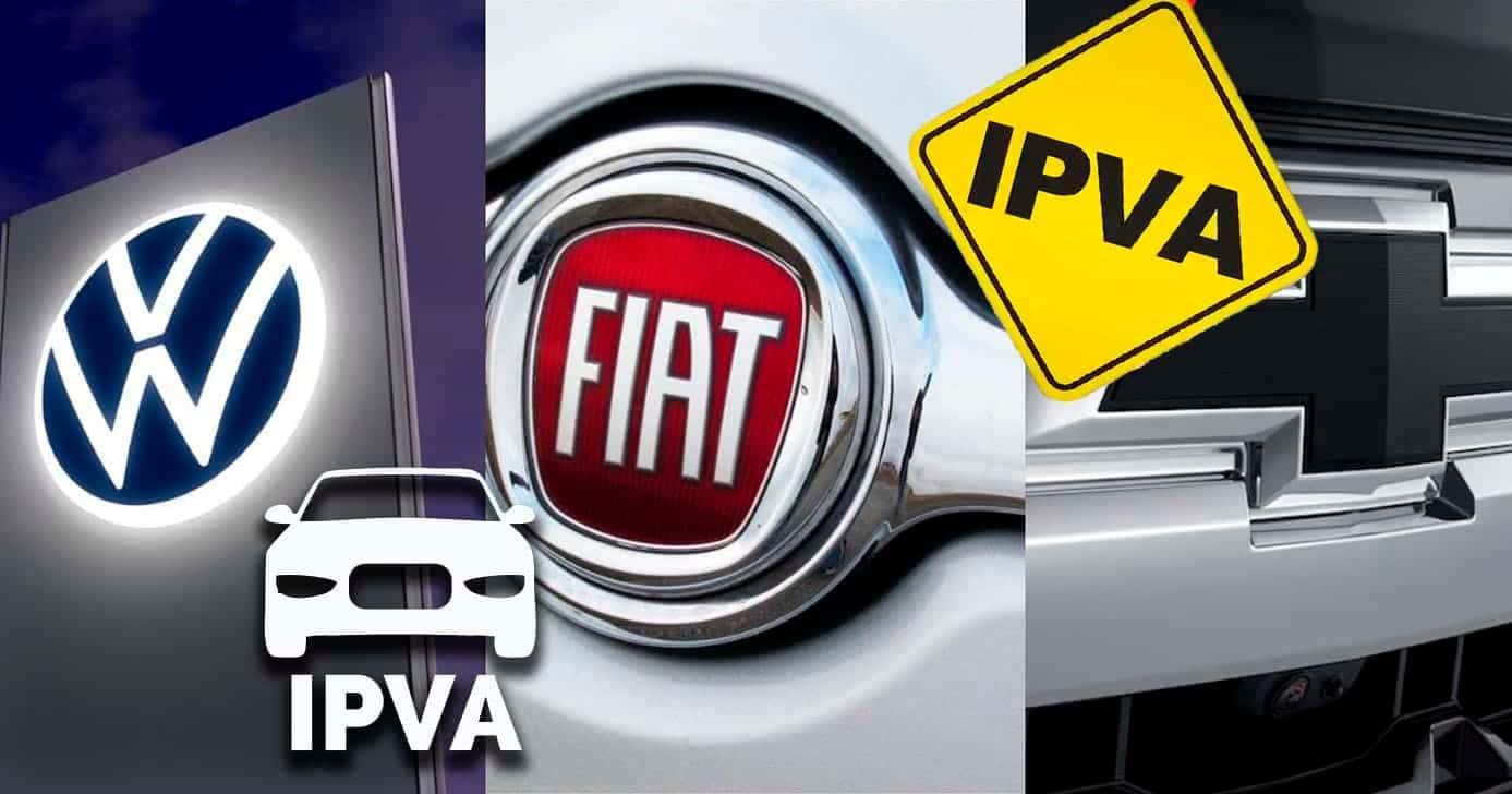 IPVA - Volks, Fiat e Chevrolet (Foto: Reprodução)