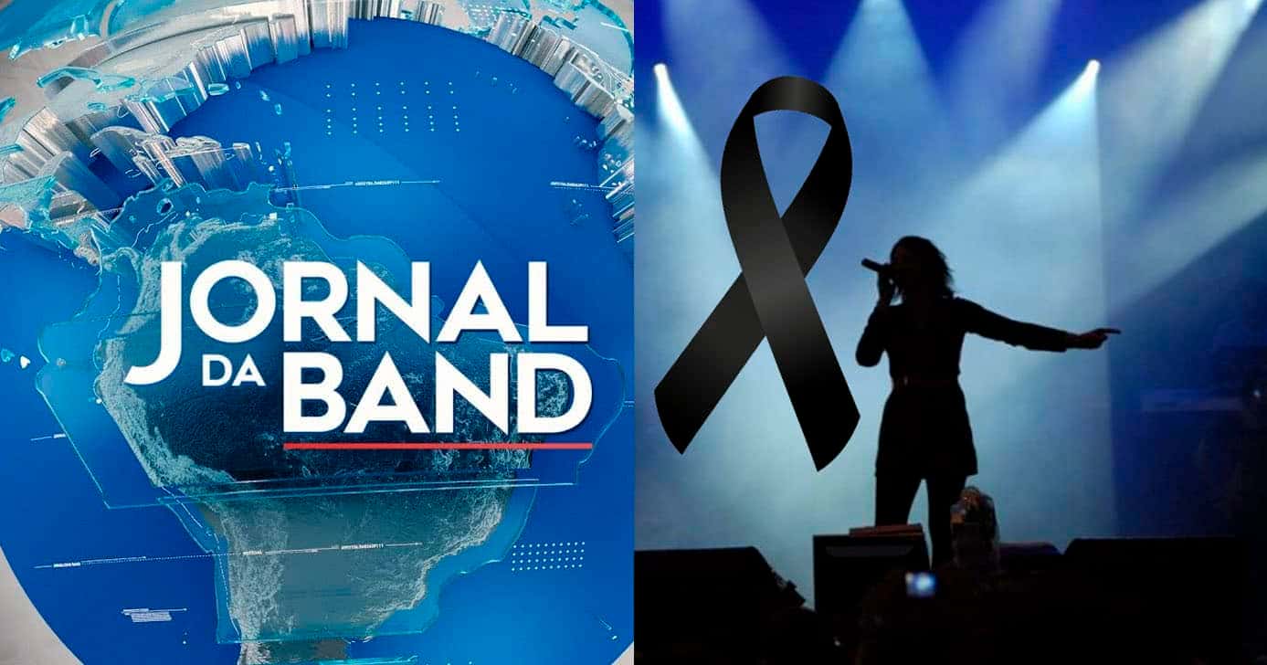 Jornal da Band - LUTO - Morte de cantora (Foto: Reprodução)