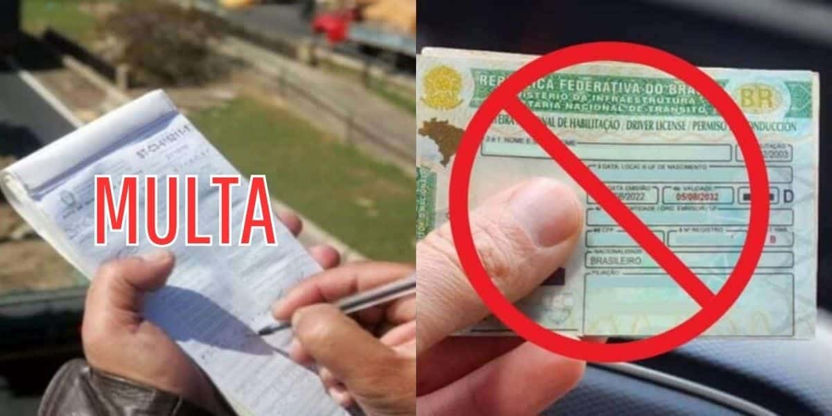 Multa pesada e perda antecipada da CNH (Foto: Internet)