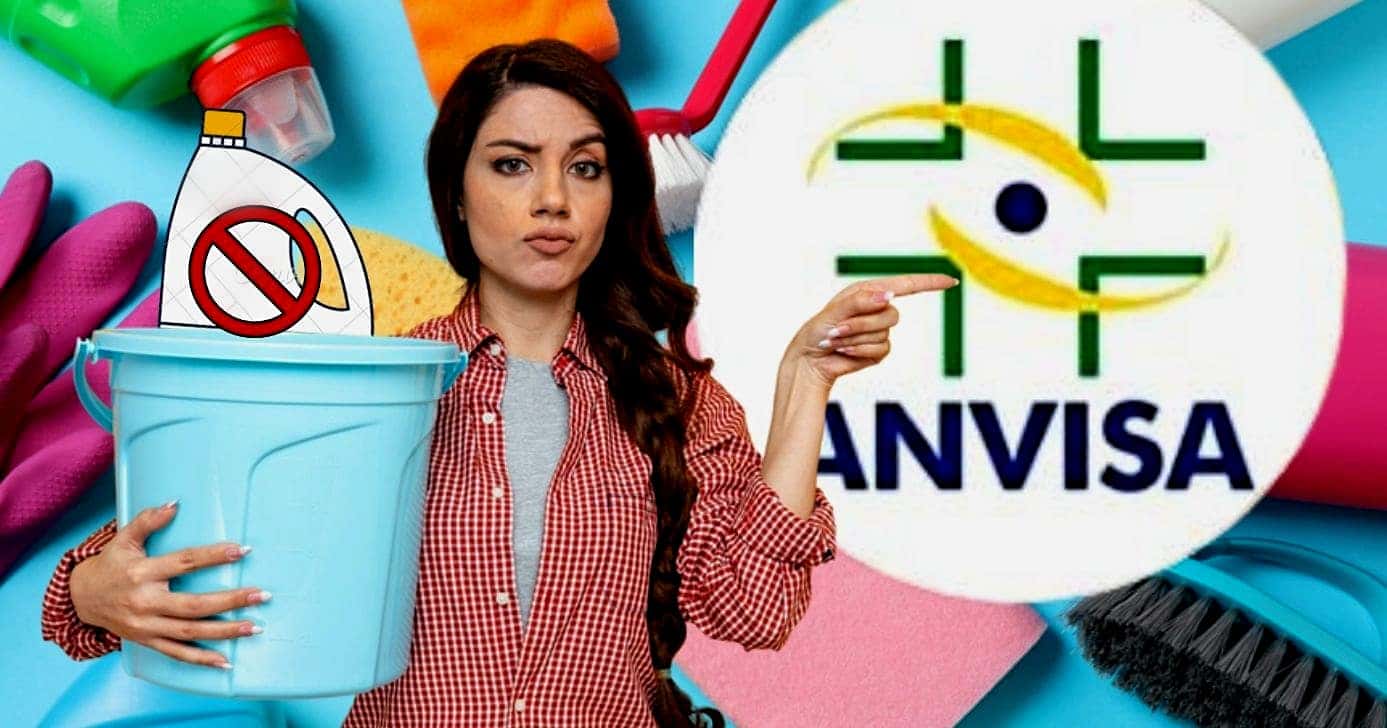 ANVISA emite proibição contra água sanitária amplamente usada por donas de casa (Foto Reprodução/Montagem/Tv Foco/Canva/Lennita/Pinterest)