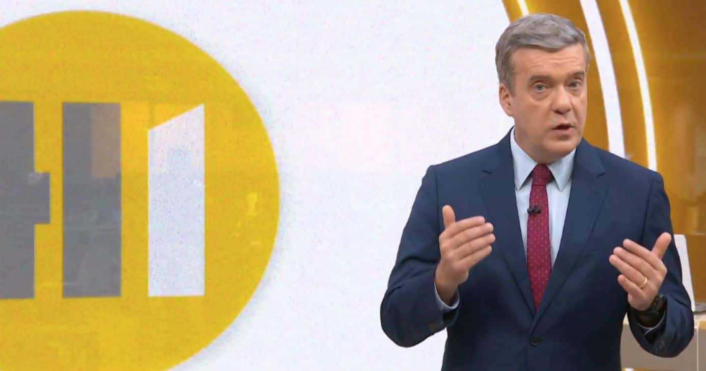 Roberto Kovalick no Hora 1 (Foto: Reprodução / Globo)
