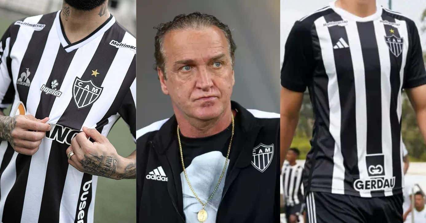 Cuca sofre 2 debandadas no Atlético-MG (Reprodução/Montagem TV Foco/Canva)
