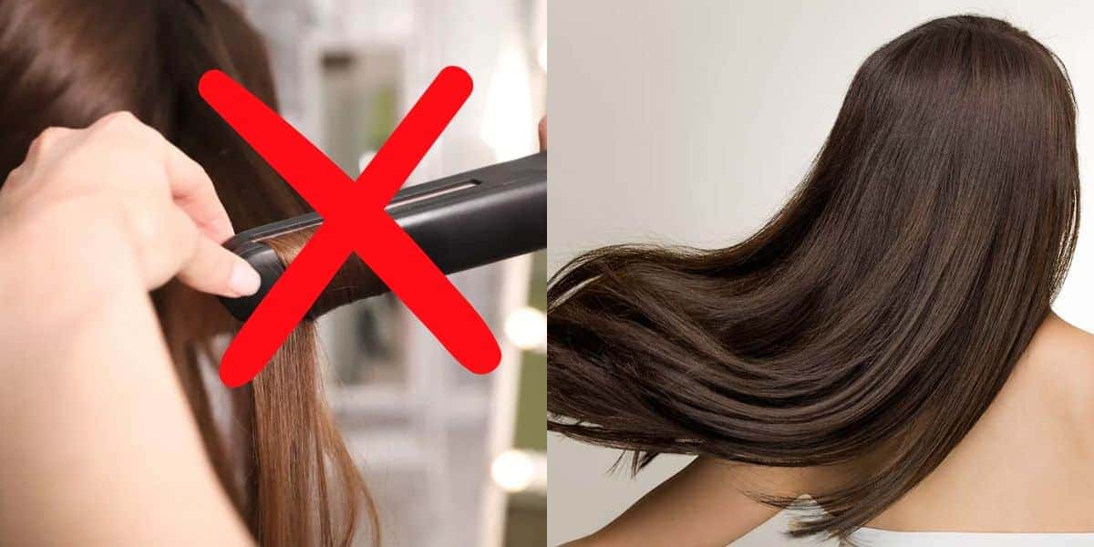 Alisar o cabelo sem precisar de chapinha (Reprodução: Montagem TV Foco)