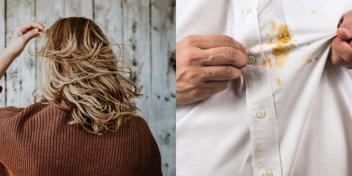 1 ingrediente para cabelo e tirar manchas de roupas (Reprodução: Montagem TV Foco)