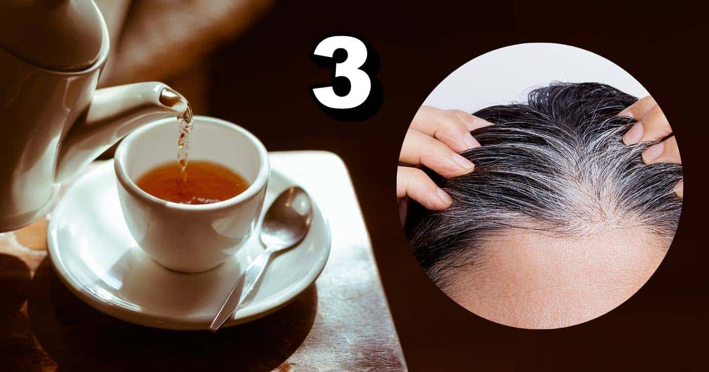 Chás caseiros e cabelo branco (Foto: Reprodução / Canva / Montagem TV Foco)