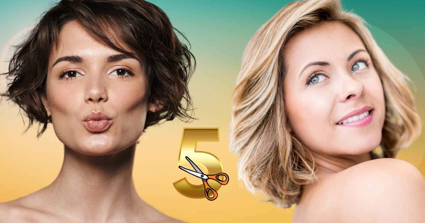 Cortes de cabelo curtos (Foto: Reprodução / Canva / Montagem TV Foco)