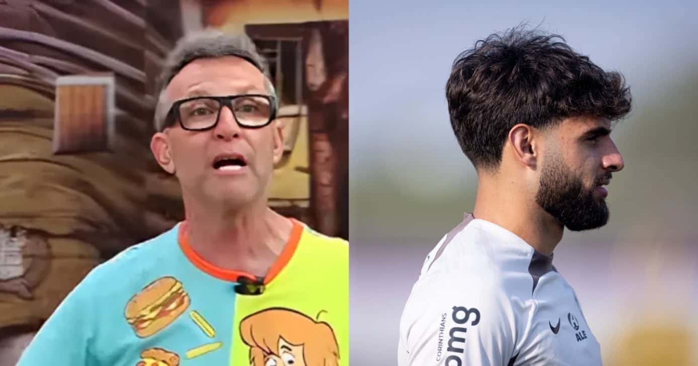 Neto se enfurece nos Donos da Bola por saída de Yuri Alberto no Corinthians - (Montagem / TV FOCO)