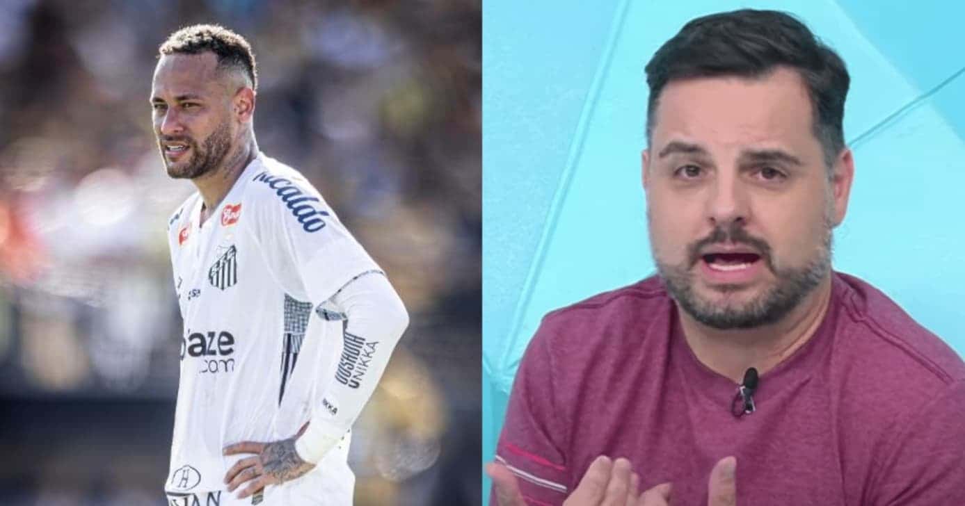 Chico Garcia paralisa Jogo Aberto com notícia nada boa sobre Neymar - (Montagem / TV FOCO)