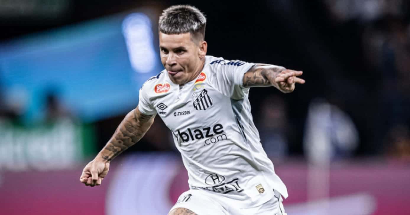 Soteldo tem futuro definido no Santos (Foto: Raul Baretta/Santos FC)