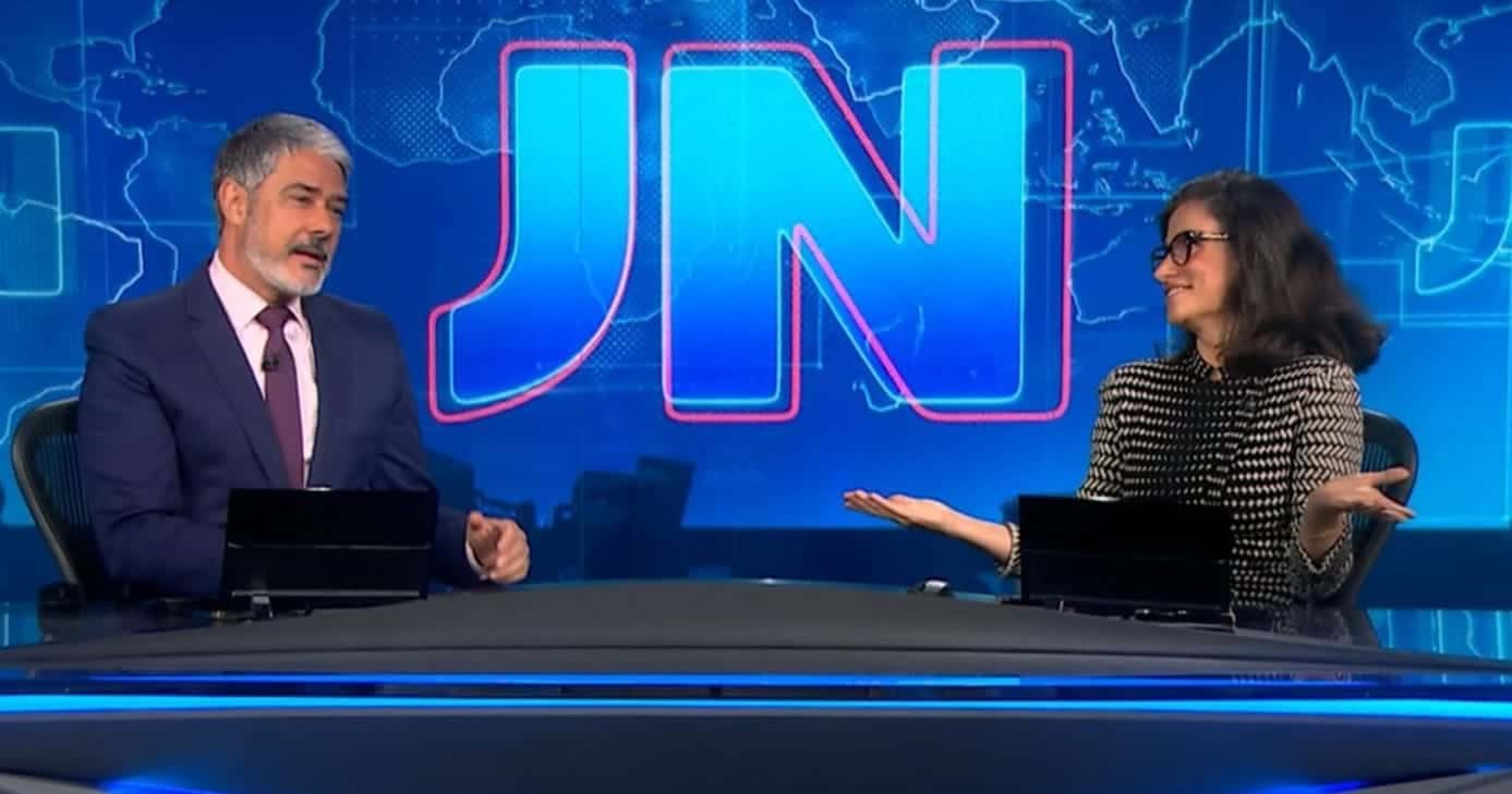 Marinhos sem chão: Enquanto Renata Vasconcellos recebe R$1,2M na Globo, o salário de Bonner no JN (Foto: Reprodução/ Globoplay)