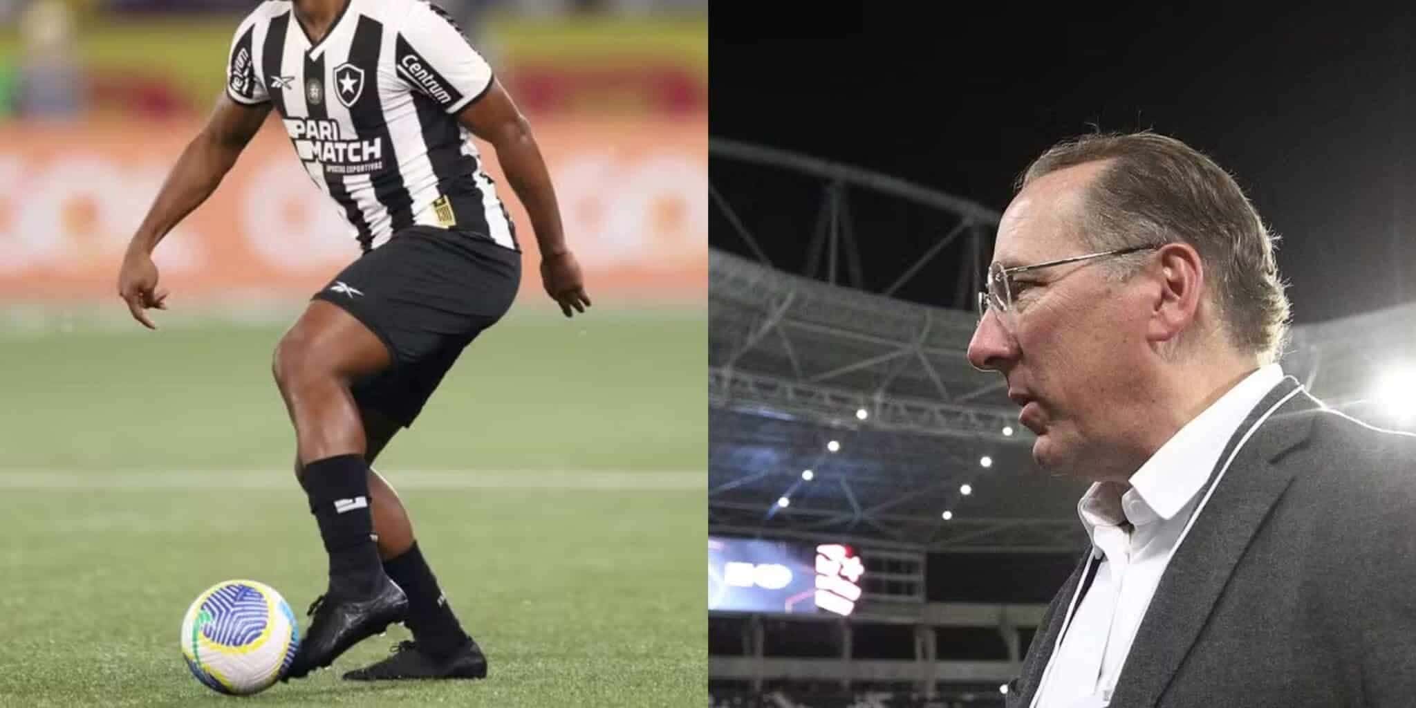 2 reviravoltas do Botafogo e dívida de John Textor (Reprodução: Vitor Silva)