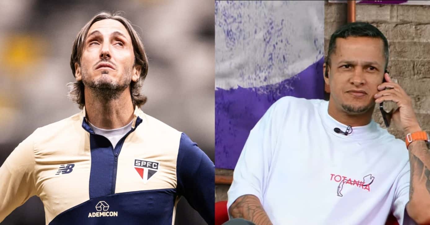 Souza paralisa Donos da Bola com notícia de Zubeldía - (Montagem / TV FOCO)