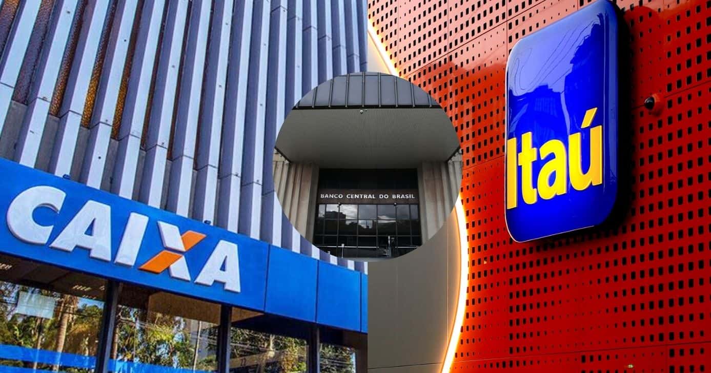 CAIXA / BANCO CENTRAL / ITAÚ - Montagem: TVFOCO