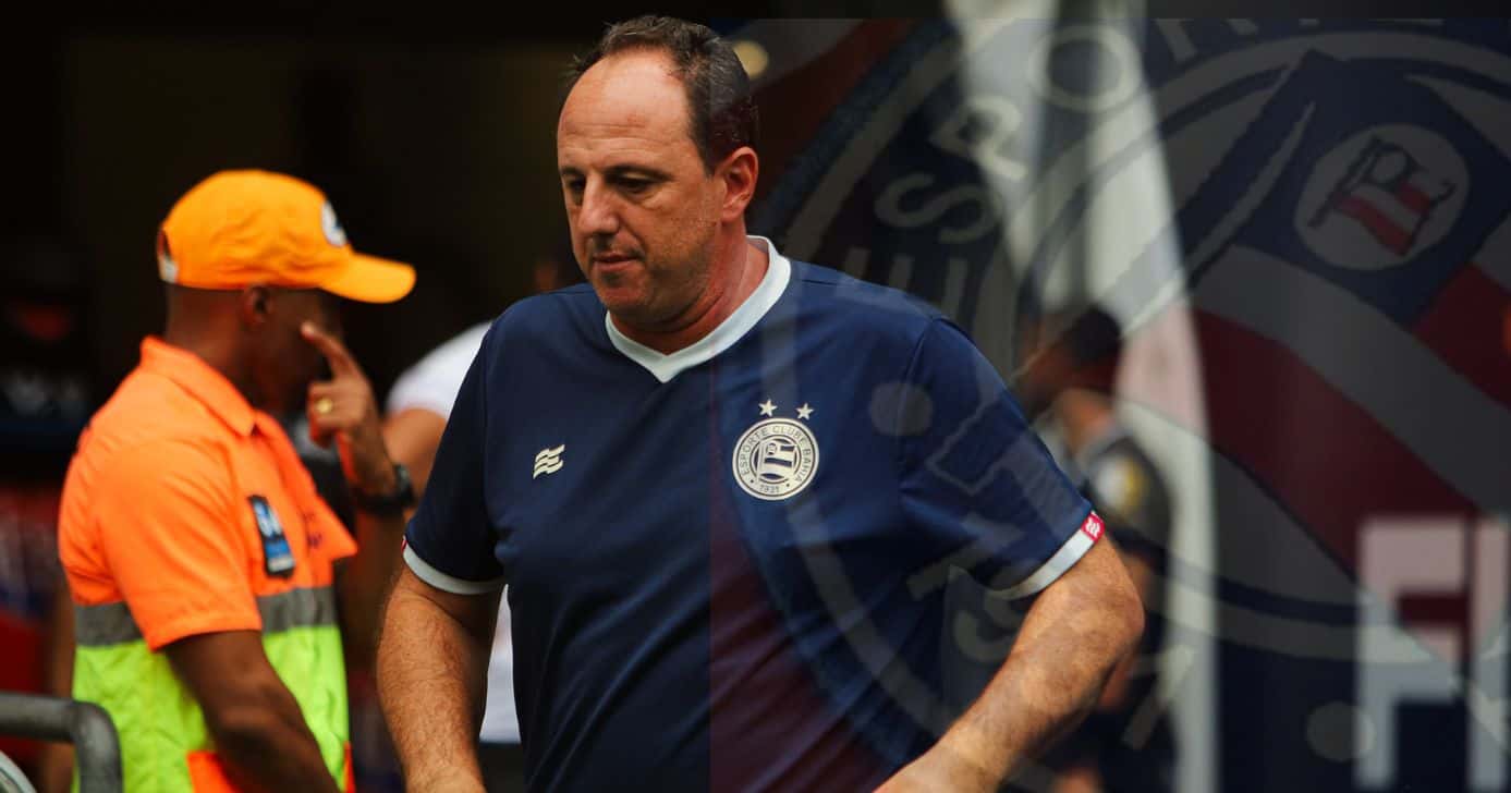 Rogério Ceni, atual comandante do Bahia (Foto Reprodução/ TV FOCO/Thiago/Caldas/Canva/Lennita)