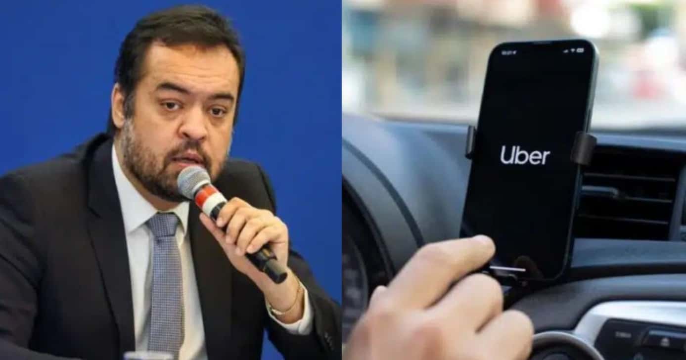 Cláudio Castro sabe: Uber crava proibição para motoristas no RJ (Foto: Montagem/TV Foco)