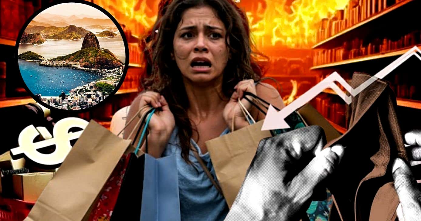 Duas varejistas são devastadas pelo fogo e pela Falência no RJ ((Foto Reprodução/Montagem/Tv Foco/Canva/GMN/Lennita)