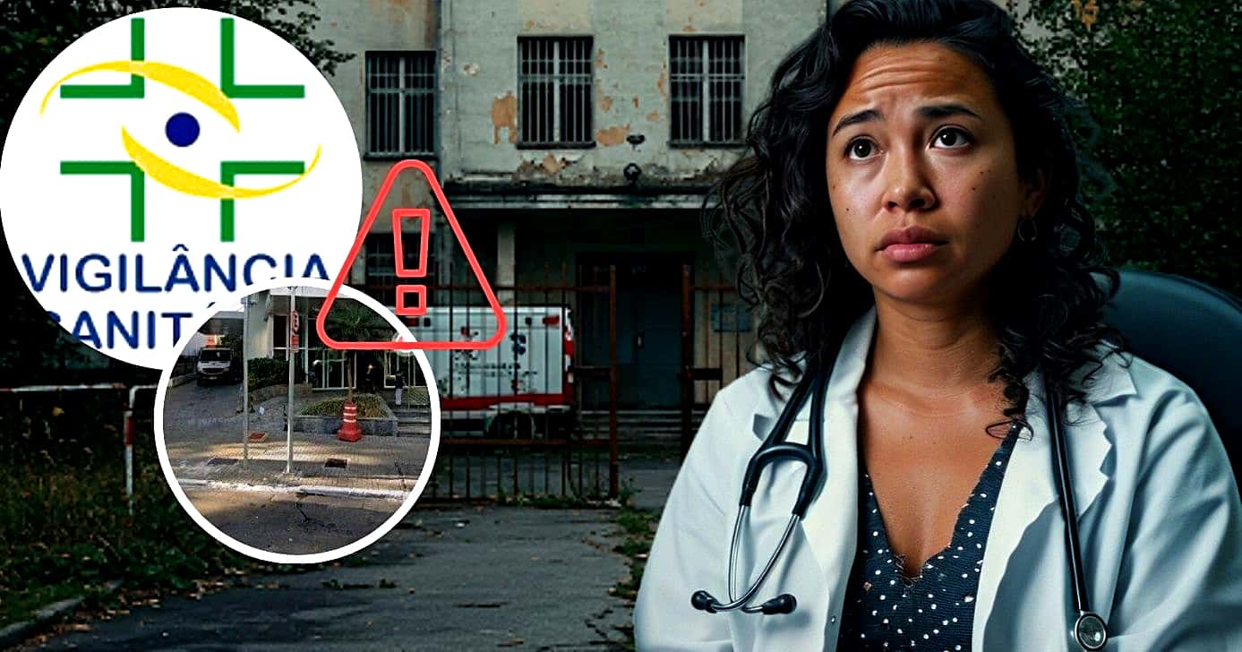 Hospital tradicional de SP é interditado (Foto Reprodução/Montagem/Tv Foco/Lennita/GMN/Internet)