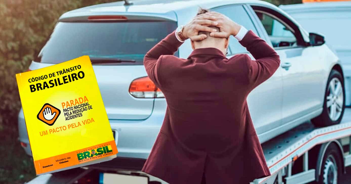 Lei de trânsito - Recolhimento de carro (Foto: Reprodução)