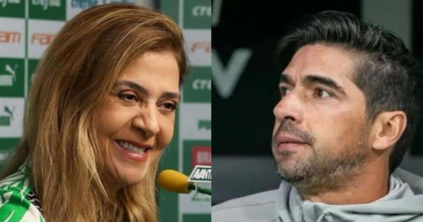 Leila Pereira garante reforços ao Palmeiras liderado por Abel (Foto: Montagem/TV Foco)